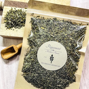 Dried Peppermint Leaf, Peppermint Tea, Herbal Supplies, Home Apothecary, Simmer Pot Ingredients, Natural Home Fragrance, Bulk Herbs