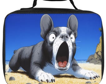 Borsa per il pranzo in neoprene con stampa di zampe di cane e gatto, borsa termica morbida per il pranzo, borsa termica per picnic per donne e uomini