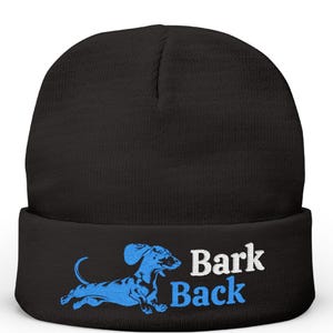 Custom Embroidered Knit Beanie: Dog Lover Winter Hat