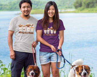 Pup Cup Dog T-Shirt for Summer, Cute Pup Cup Season Graphic Tee, Chest Design, Unisex T-Shirt, Couple Shirt, Gift for Dog Owners