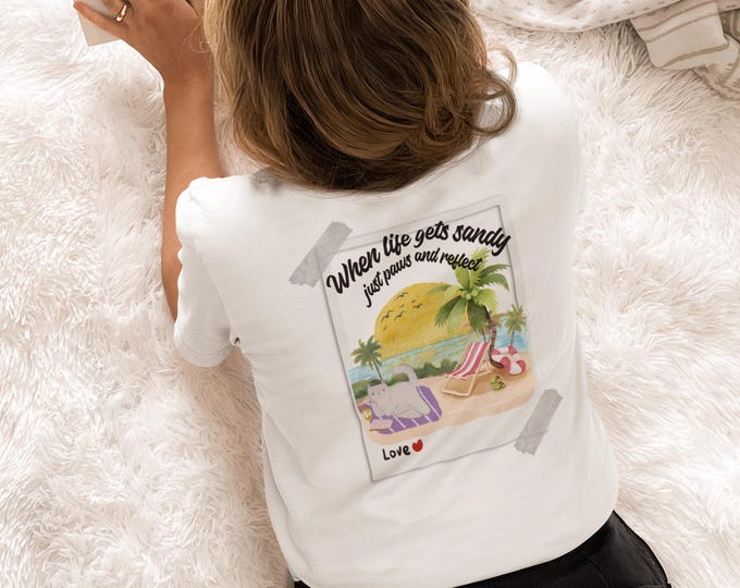Cat Print Unisex T-Shirt - Polaroid Design | Exclusive first edition, gift for cat lovers