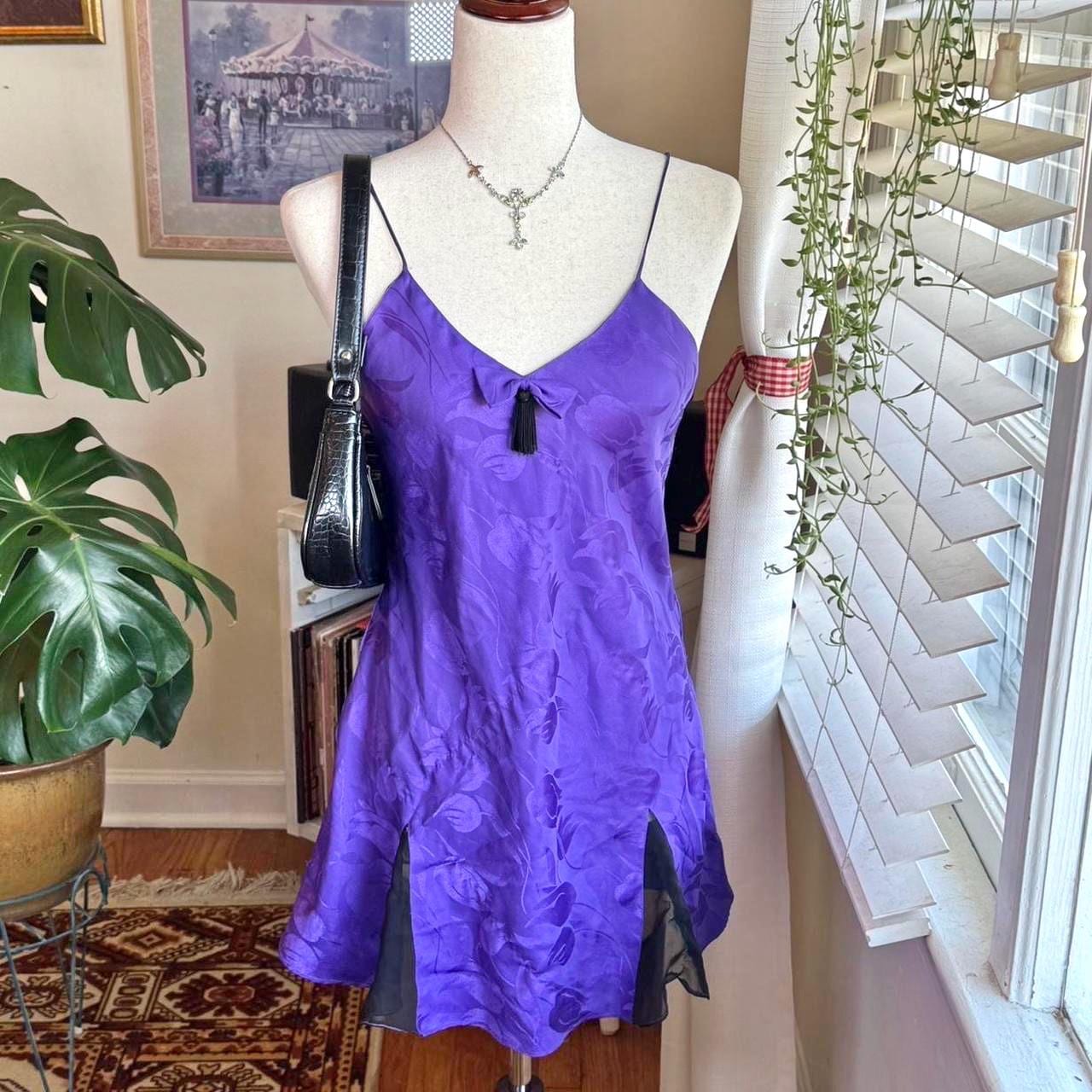Vintage Victorias Secret Slip Purple - Etsy Vintage Victorias Secret Slip Purple - Etsy