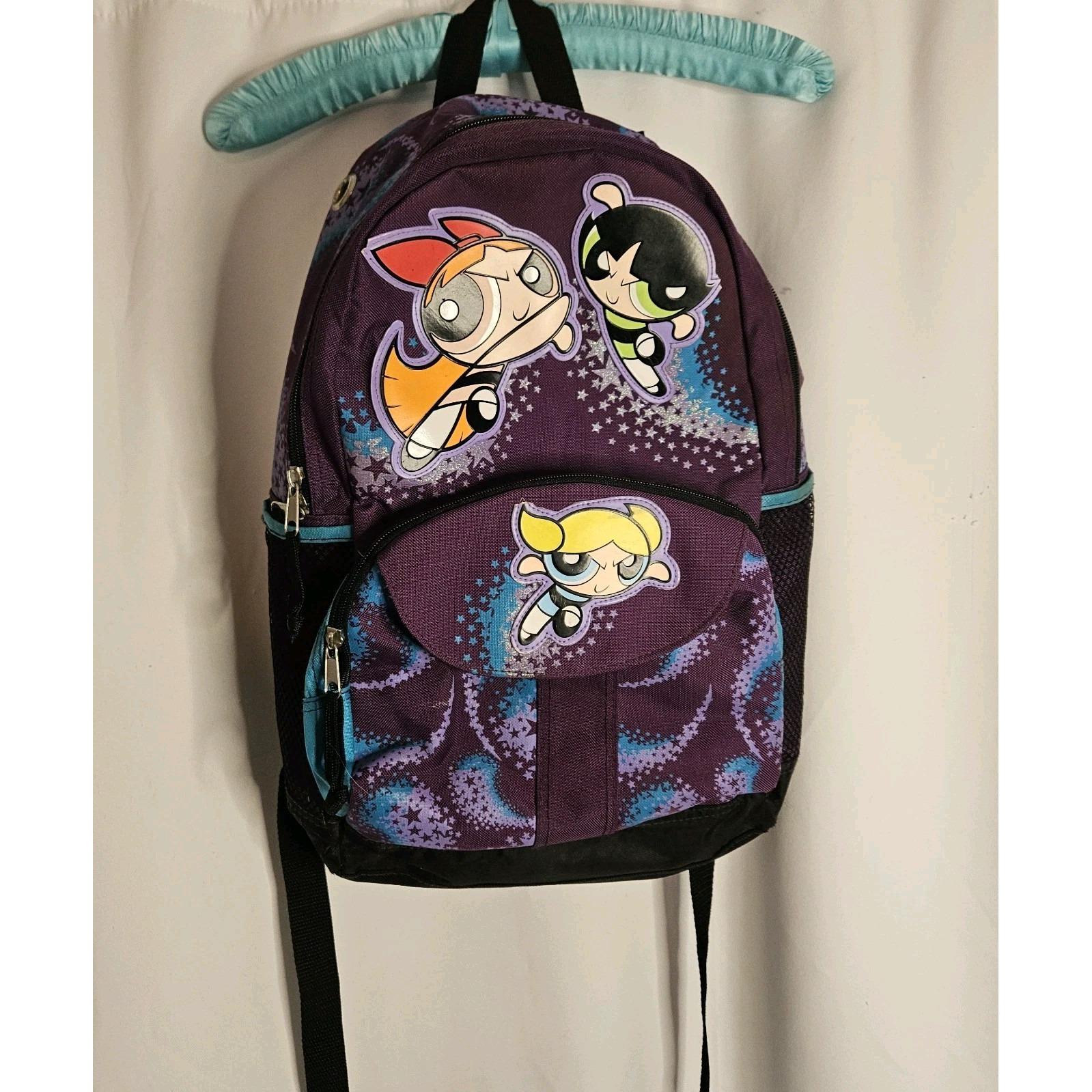 RARE VTG 1999 Blue Powerpuff Girls Backpack Pink and blue Powerpuff Girls backpack #kidcore ... | Depop main image 4
