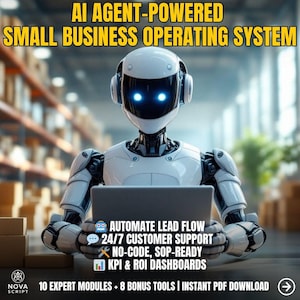 AI Agent-Powered Small Business OS — Automate Leads, Service & Cashflow | 10 Modules + 8 Tools (Premium PDF)