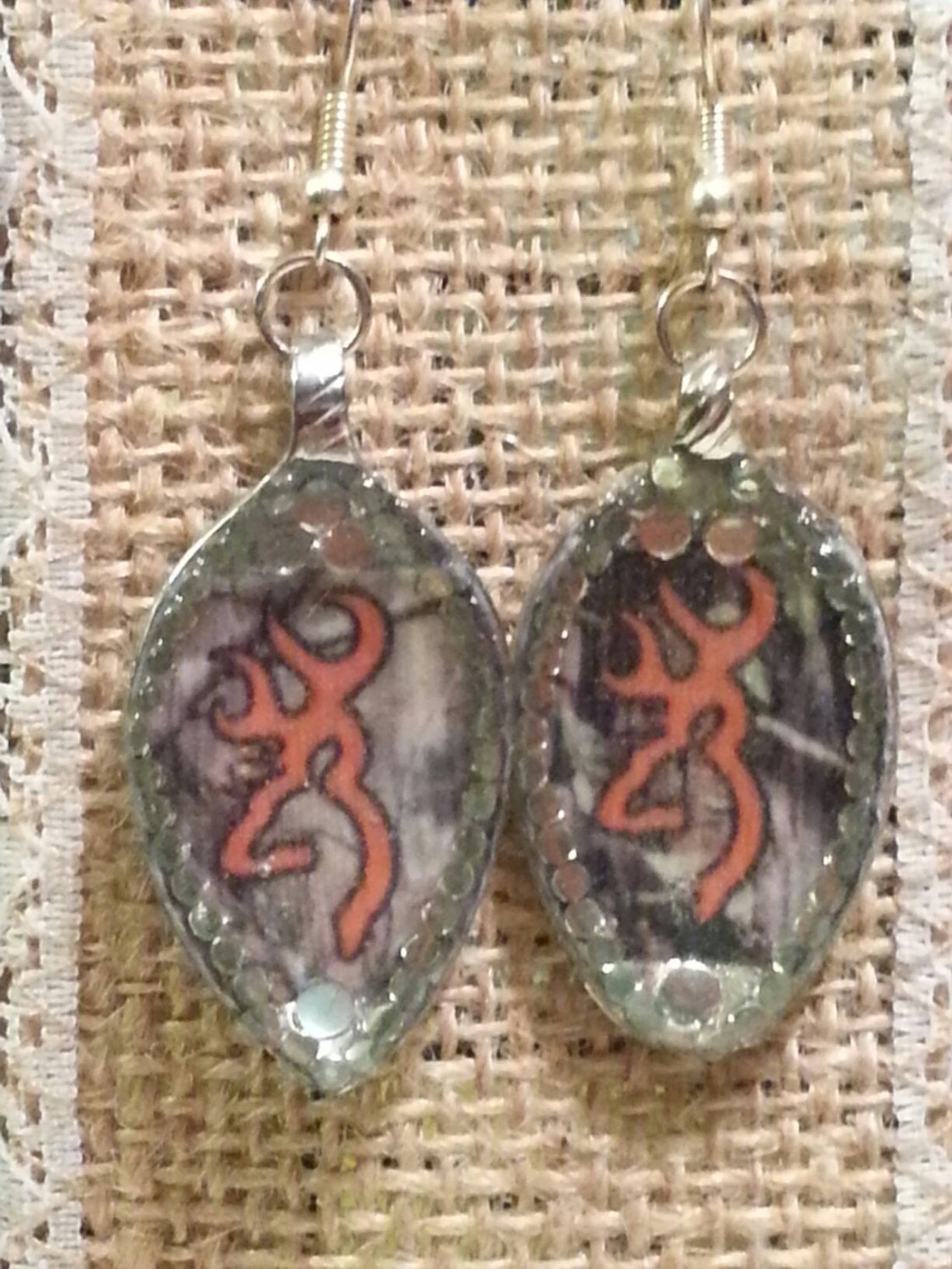 Browning Deer Earrings Deer Earrings Deer head earrings Etsy