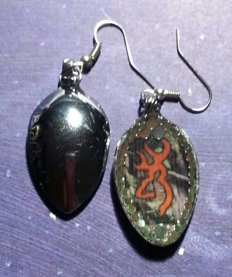 Browning Deer Earrings Deer Earrings Deer head earrings Etsy 日本