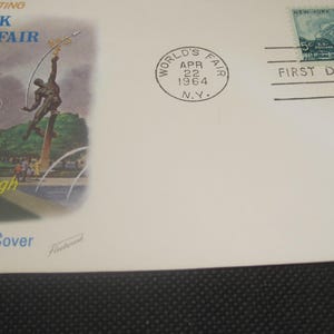 Two Different 1964 NY Worlds Fair First Day Issues