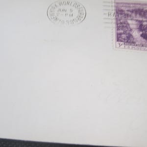 New York World&#39;s Fair 1939 Boulder Dam Stamp with RPO Cancel
