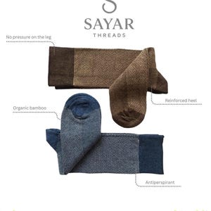 Bamboo Over-the-Calf Socks for Men – Sustainable, Soft and Quality Feeling Socks. Best Father&#39;s Day Gift. For Everyday Use. Flexible.