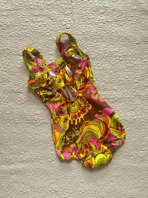 1960's/70's Psychedelic Swimsuit by Jer-Sea Sweden - image 3