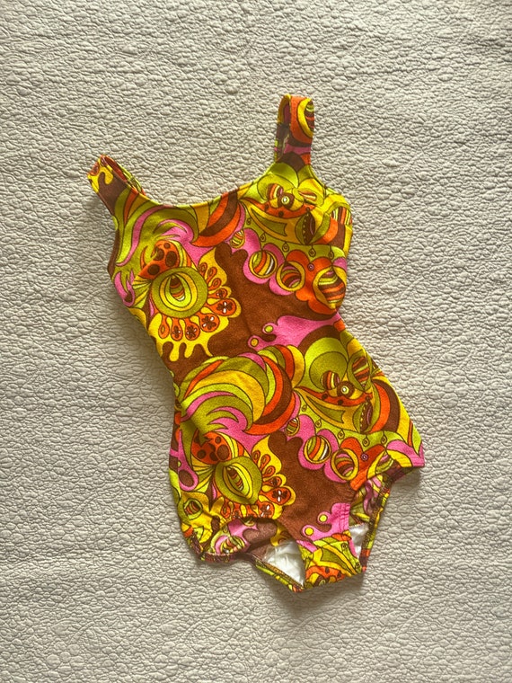 1960's/70's Psychedelic Swimsuit by Jer-Sea Sweden - image 2