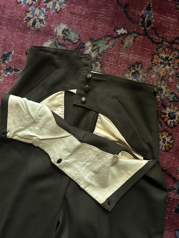 1940's Equestrian Riding Habit Set Jodhpurs Wool Gaba… Gem