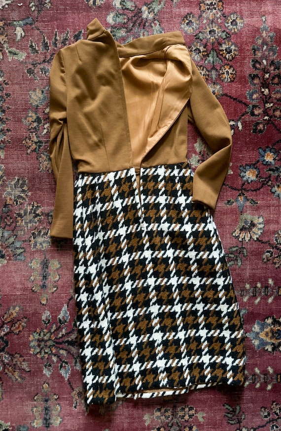 1960's Mod Sara Fredericks Couture Dress Suit Dog… - image 4