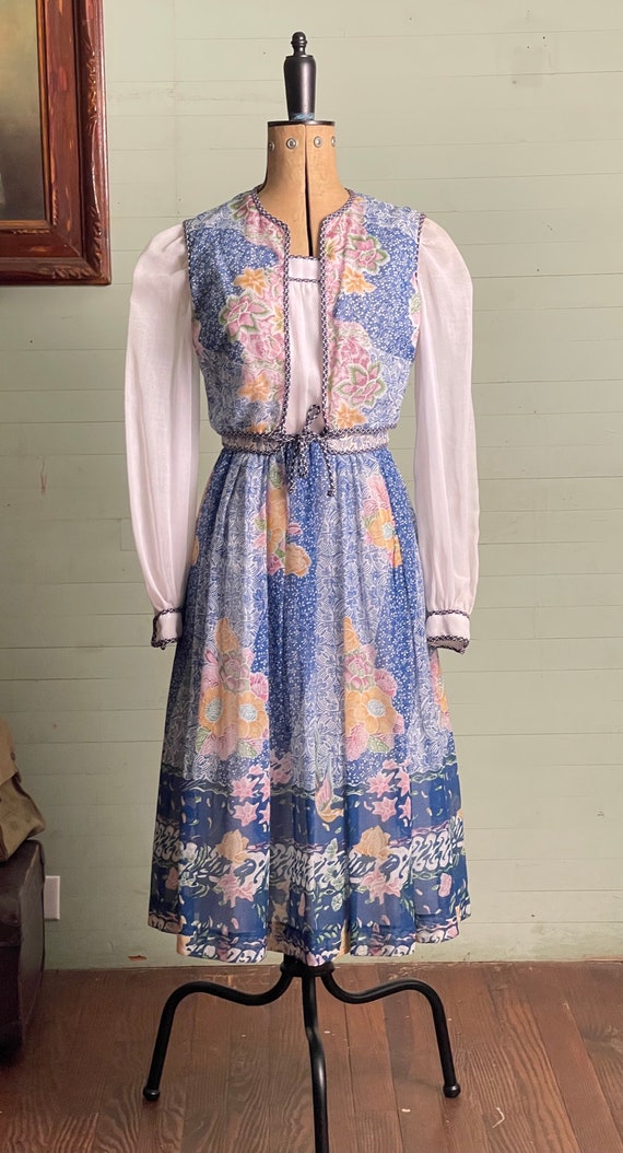 1970's Three Piece Folk Inspired Ensemble Miss Ell