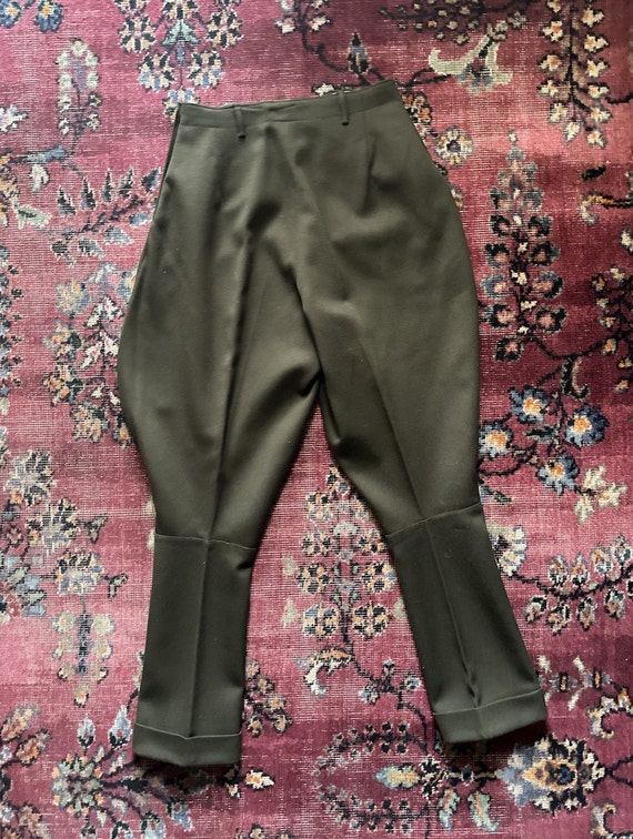 1940's Equestrian Riding Habit Set Jodhpurs Wool Gaba… Gem