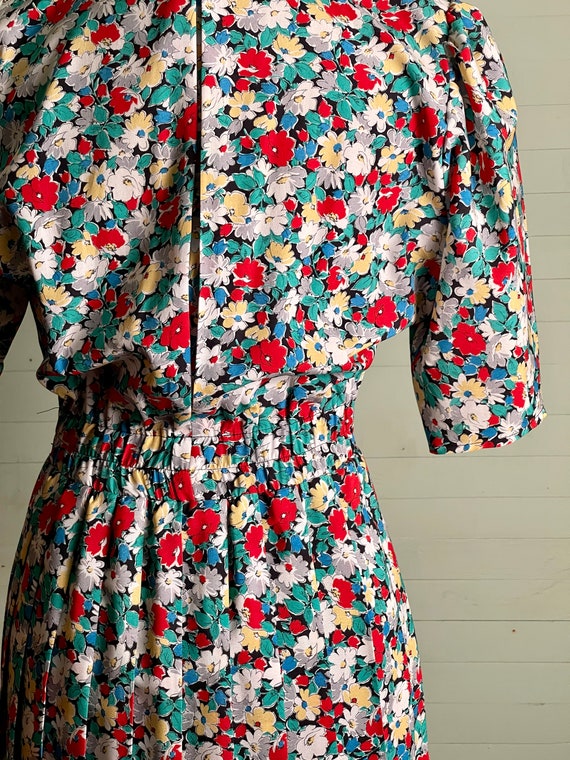 1940's Style 1980's Reproduction Radley Dress in … - image 2