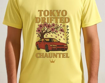 Tokyo Drift Shirt, JDM Car Streetwear Tee, Cherry Blossom Japanese Graphic T-Shirt, Drift Culture Racing Tee, Chauntel Apparel JDM Gift