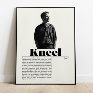 Fleabag Kneel | Phoebe Waller-Bridge | Pôster de série de TV minimalista | Impressão de arte retrô vintage | Pôster personalizado | Impressão de arte de parede | Padre quente