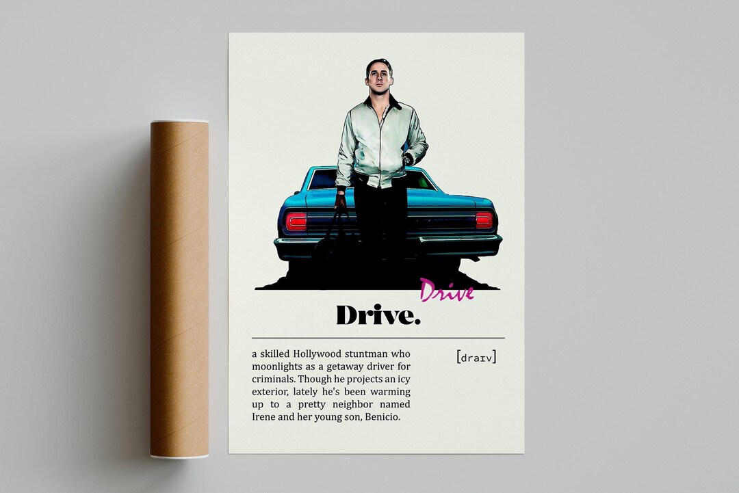 Drive Poster | Ryan Gosling | Movie Poster | Minimalist Movie Poster ...
