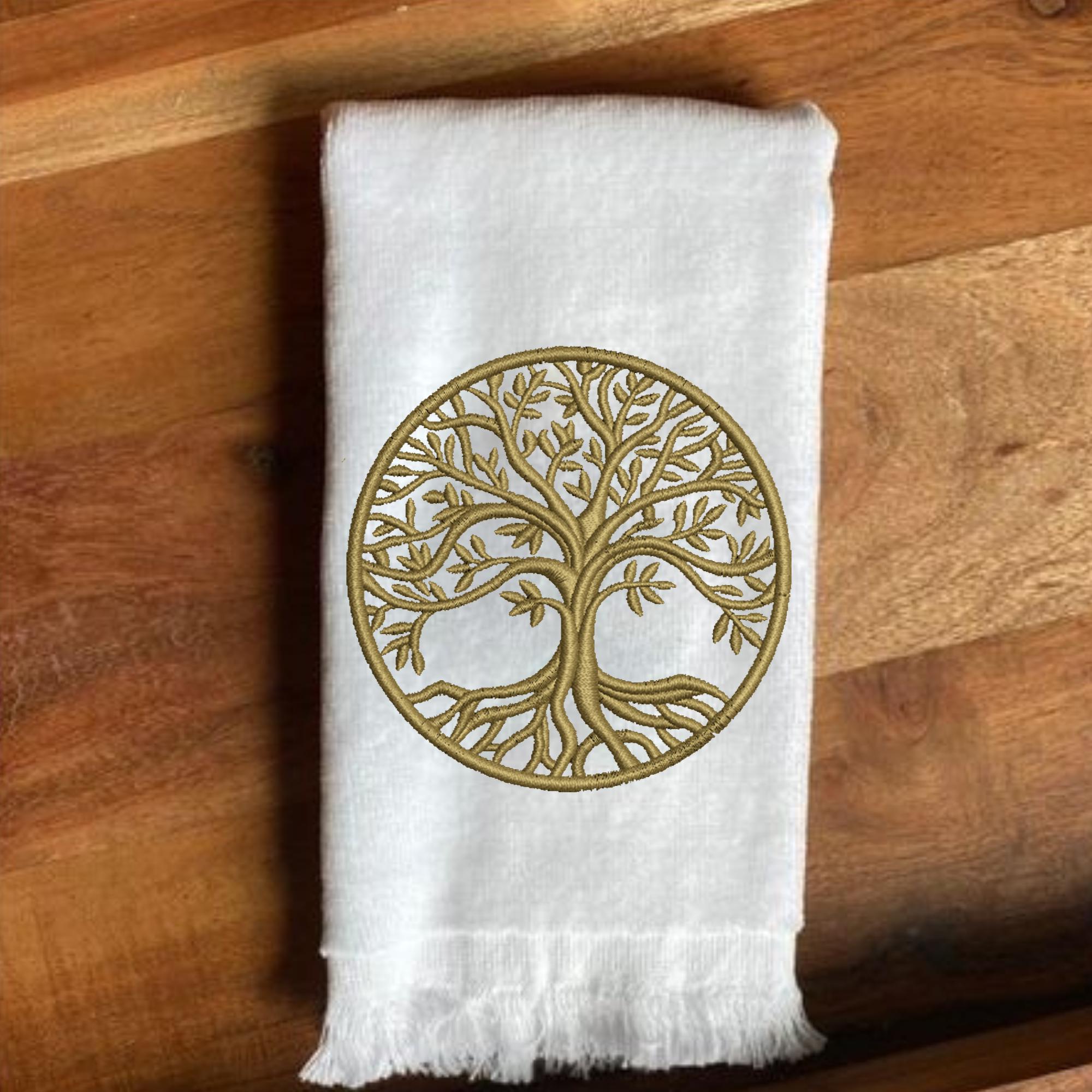 Tree of Life Embroidery Design, Machine Embroidery File 3 Sizes(digital ...