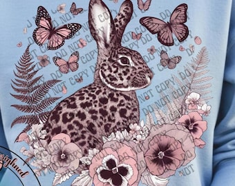 Girly Easter png, Happy Easter png, Easter Bunny tshirt Sublimation, Bunny png, Bunny tshirt design, Easter Designs, Bunny pn