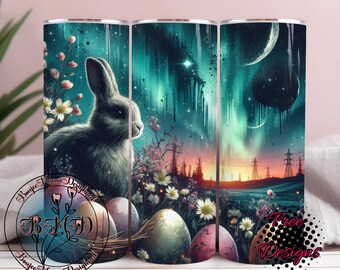 Easter Egg Tumbler Wrap, Bunny tumbler wrap, Happy Easter png, Easter Tumbler png, Spring png, Bunny digital download