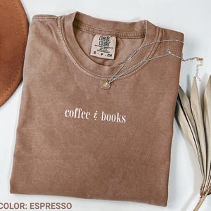 Comfort Colors Book Worm Shirt, Book Lover Tee, Gift for Reader, Gift for Book Lover, Book Club Shirt, Gift for Librarian, Shirt for Readers