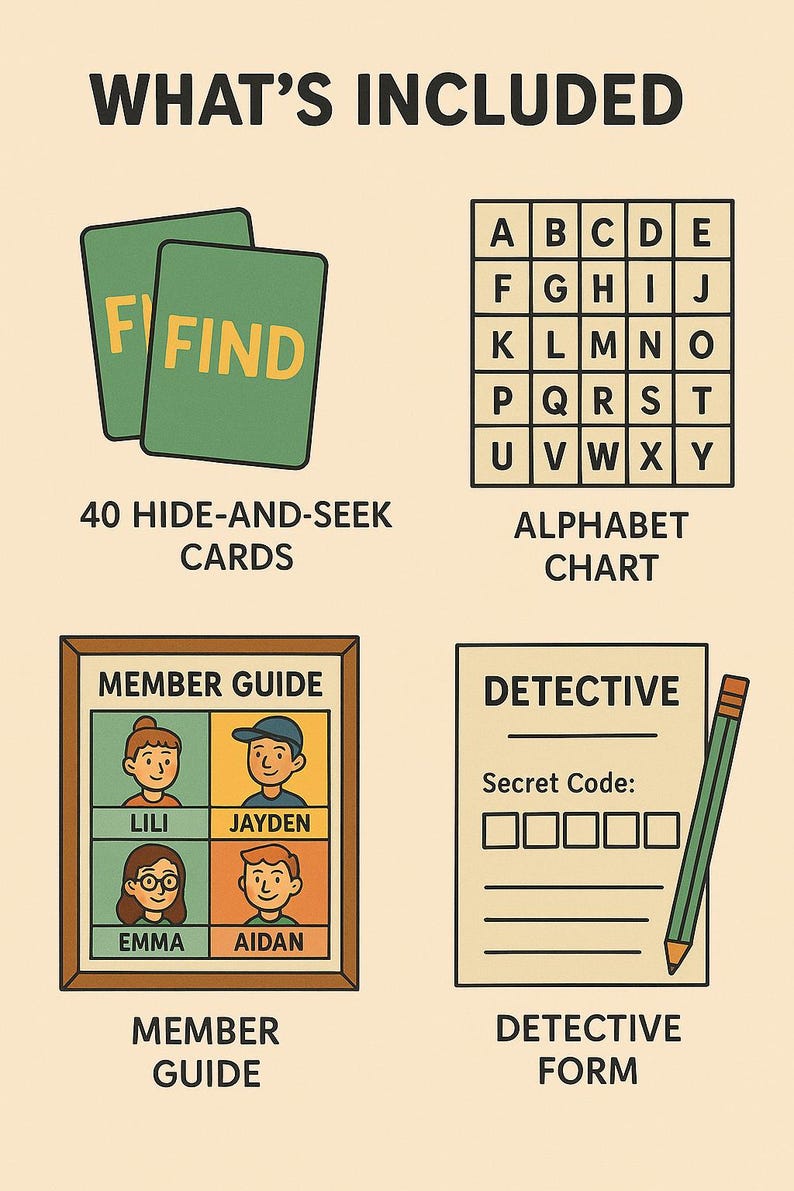 Printable Spy Detective Game for Kids: Secret Code Activity (PDF ...