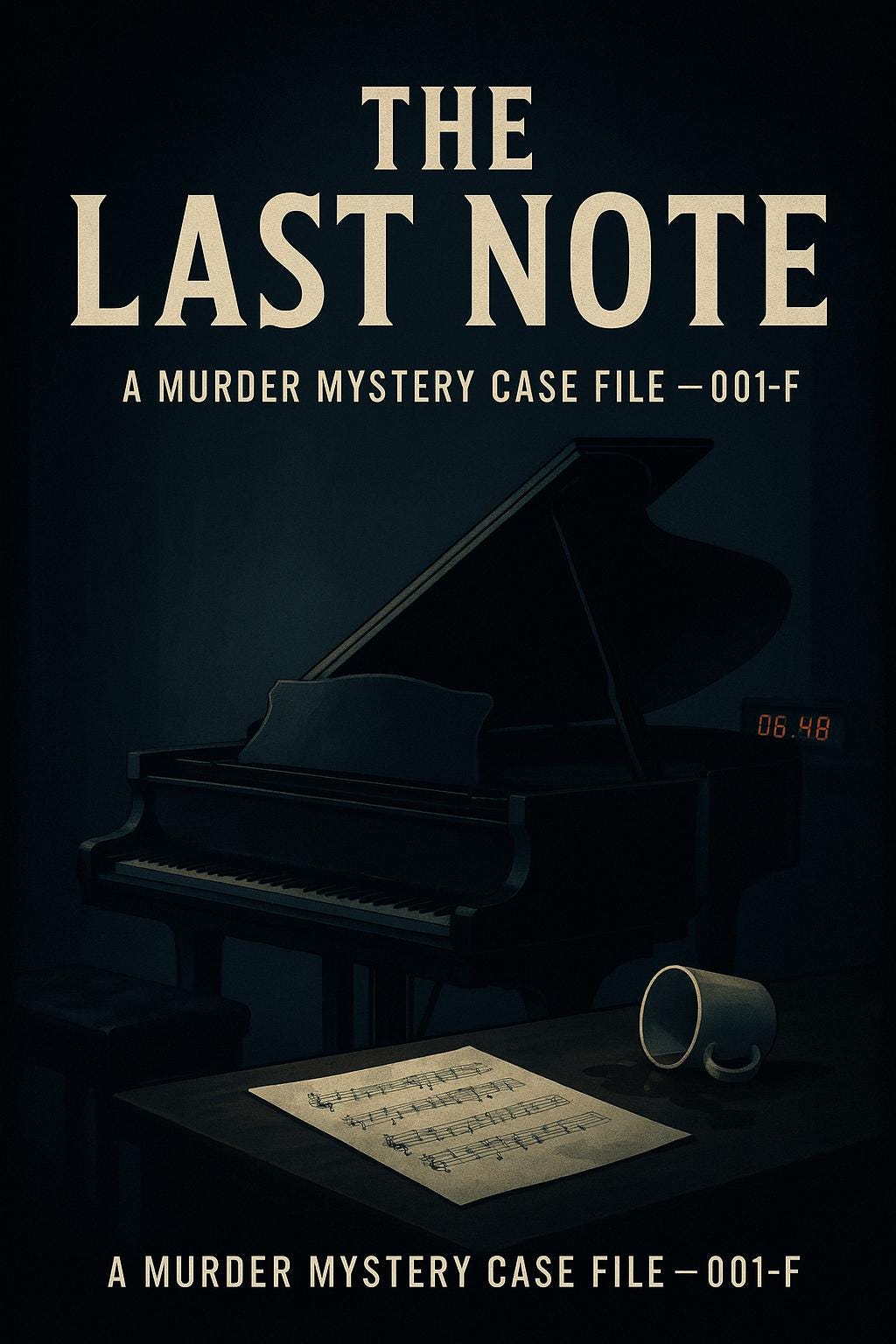 The Last Note – Printable Murder Mystery Game | Solve the Crime Before Time Runs Out | Escape Room Style PDF
