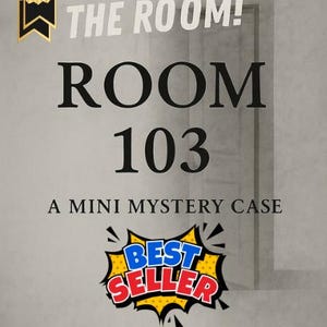 Mini Detective Mystery Game: Room 103 Printable Escape Case (PDF Game)
