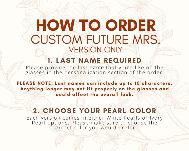 How to order the custom future mrs. sunglasses guide