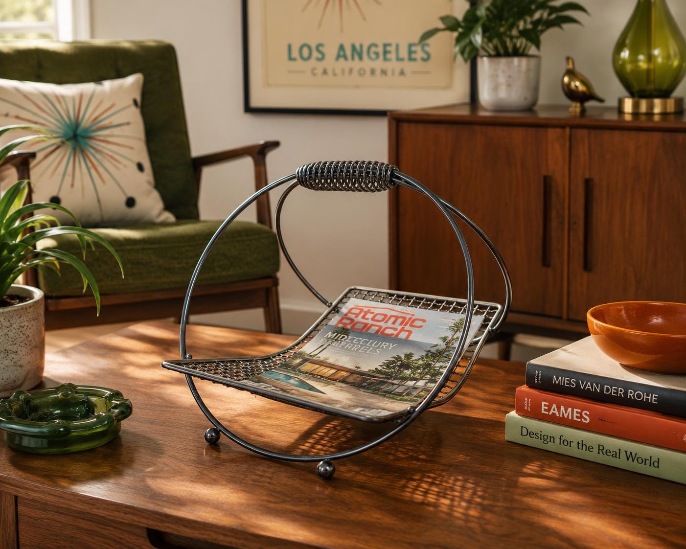 Space Age Magazine Rack - Etsy