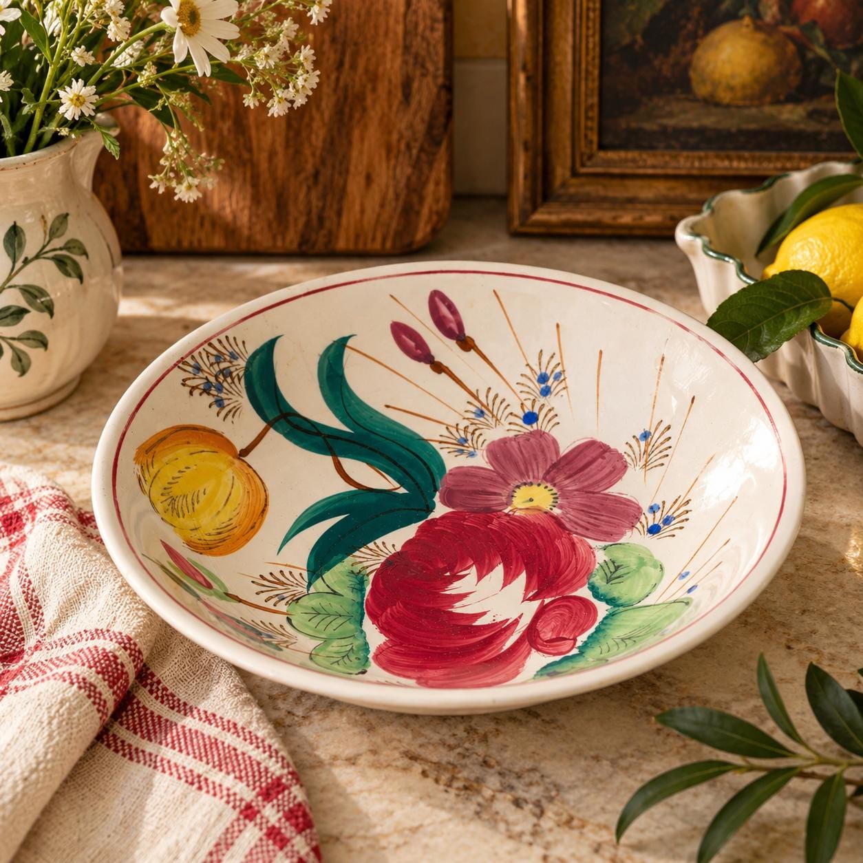 イタリアNOVEアンティーク希少チュリーン食器 Nove Pottery - Etsy