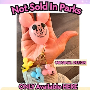 Tokyo Disney Mickey Balloon Keychain – Park Inspired Charm
