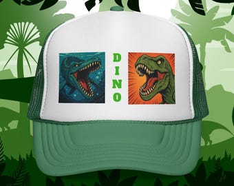 Dino-fossiljägarhatt, rolig barnhatt, matchande hatt till pappa/mamma, tillbehör till utomhusäventyr, födelsedagspresent, jura-tema
