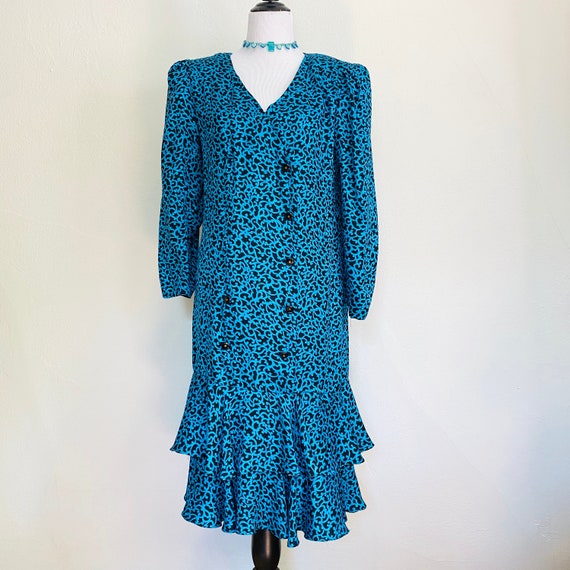 Vintage 1980s Maggy London by Jeannene Booher 100%