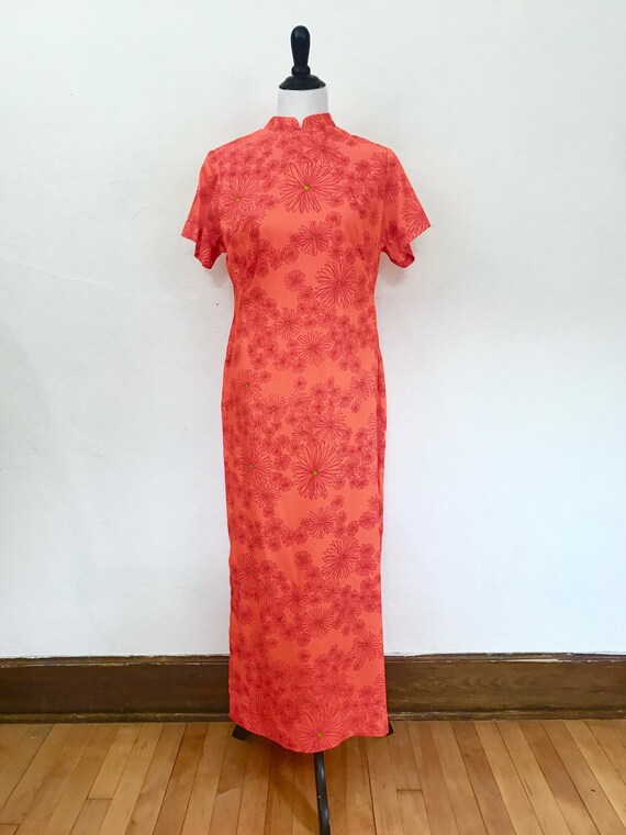 Vintage 1960s Hale Aloha Hawaiian Maxi Dress // Br