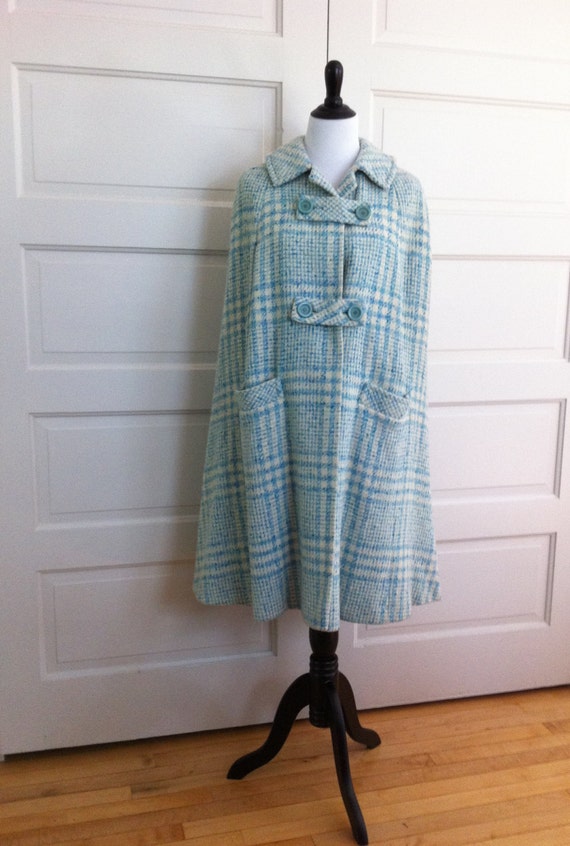 Vintage 1960s Cape Skirt Suit Set // Designer Mode