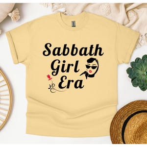 Sabbath Girl Era Tee, Adventist wear, Faith Based Tee, Trendy Christian wear, Sabbath Shirt, Christian Gift for Her, Casual shirt,