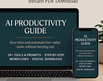 Guide de productivité de l'IA : outils et workflows permettant aux entrepreneurs individuels de gagner du temps (téléchargement PDF)