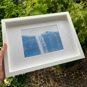 stampa cianotipica - Skògafoss, hæ! Islanda