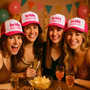 Bride’s Last Fling Party Hat – Bachelorette Party Hat, Team Bride Accessory, Fun Bridal Shower Hat, Bride Squad Gift