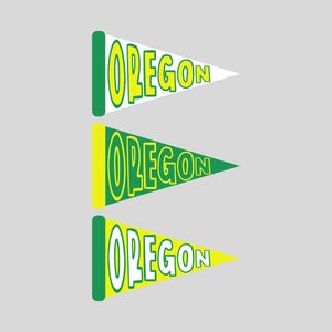 Oregon Flagge Wand Druck