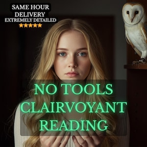 SAMEHOUR No Cards Clairvoyant Reading, Honest Psychic Reading, Psychic Spiritual Advices, No Cards No Tools, Telepatich Reading, Same Day