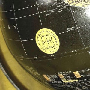 Vintage Mid Century World Globe