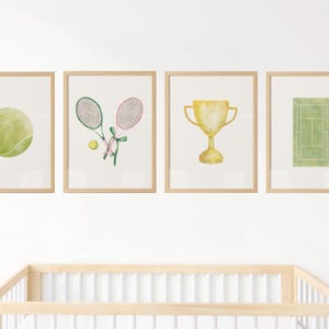 Tennis Themed Nursery Prints