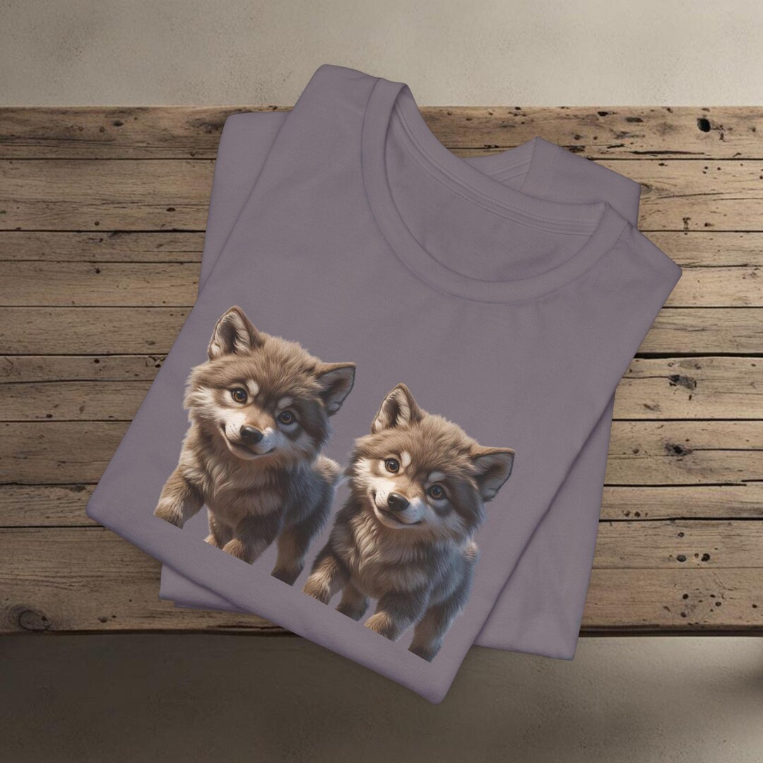 Cute Wolf Family T-shirt | Nature Lover's Tee, Gift for Animal Lovers ...
