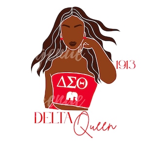 Delta Sigma Theta Clipart Bundle: DST Sorority PNG SVG Cut Files (Digital Download)