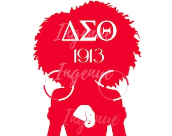 Delta Sigma Theta Clipart Bundle: DST Sorority PNG SVG Cut Files (Digital Download)