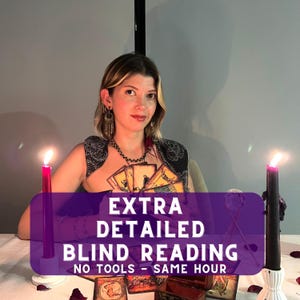 Blind Reading Psychic, Psychic Reading Love, Same Hour Spiritual Advices, Tarot Cards Reading, Blind Tarot Reading